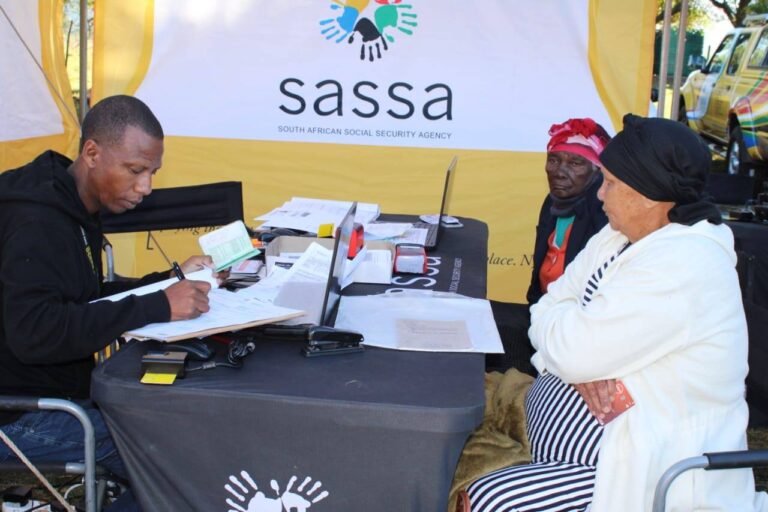 Elderly beneficiaries receiving the SASSA old age grant, SASSA Pays Increased Old Age Grant from 2 September 2025